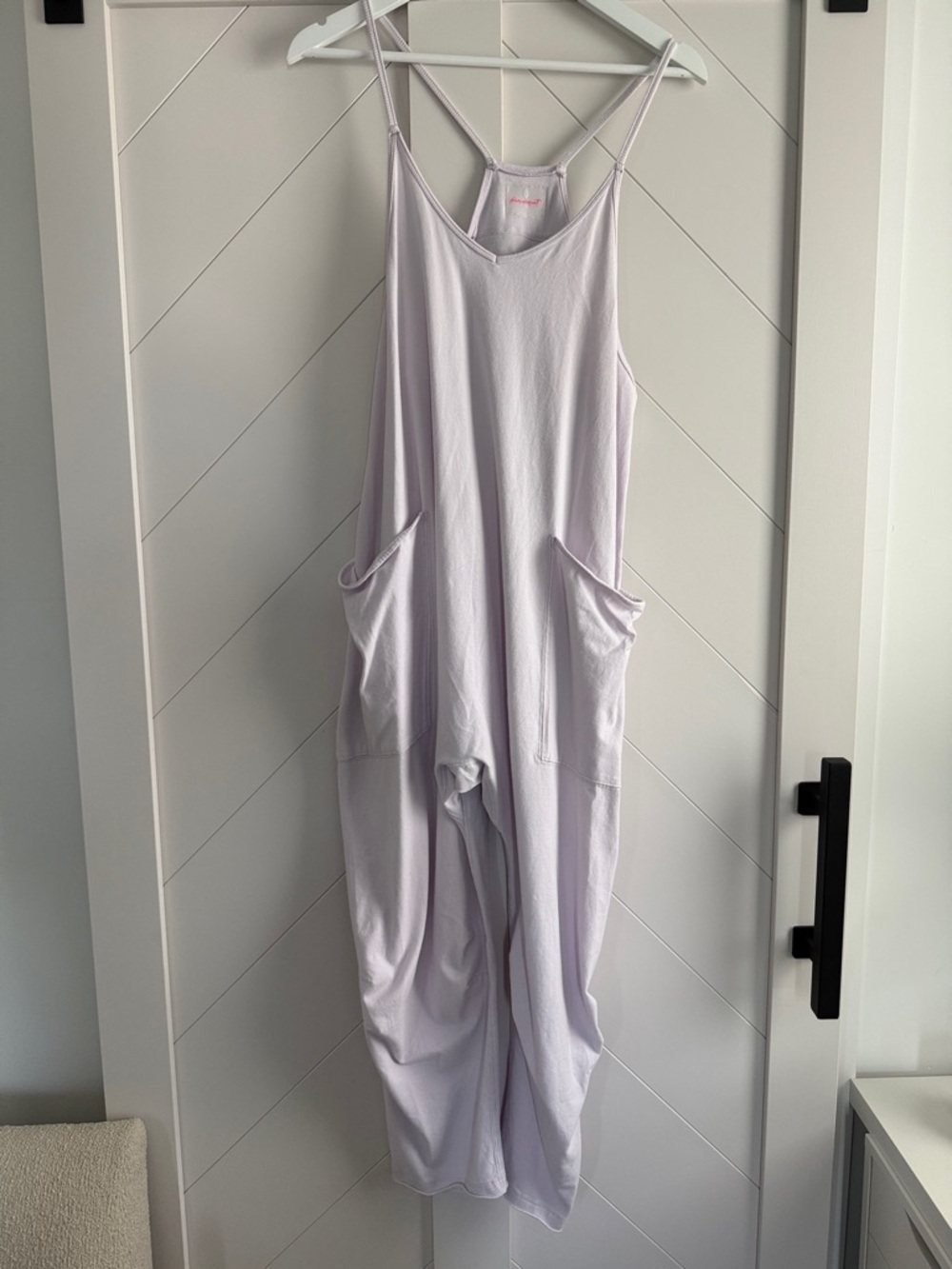 Free People Lilac Strappy Relaxed Jumpsuit- XS